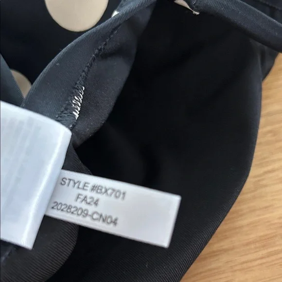 J. Crew Black and White Polka Dot One-Piece Swimsuit - Picture 9 of 10